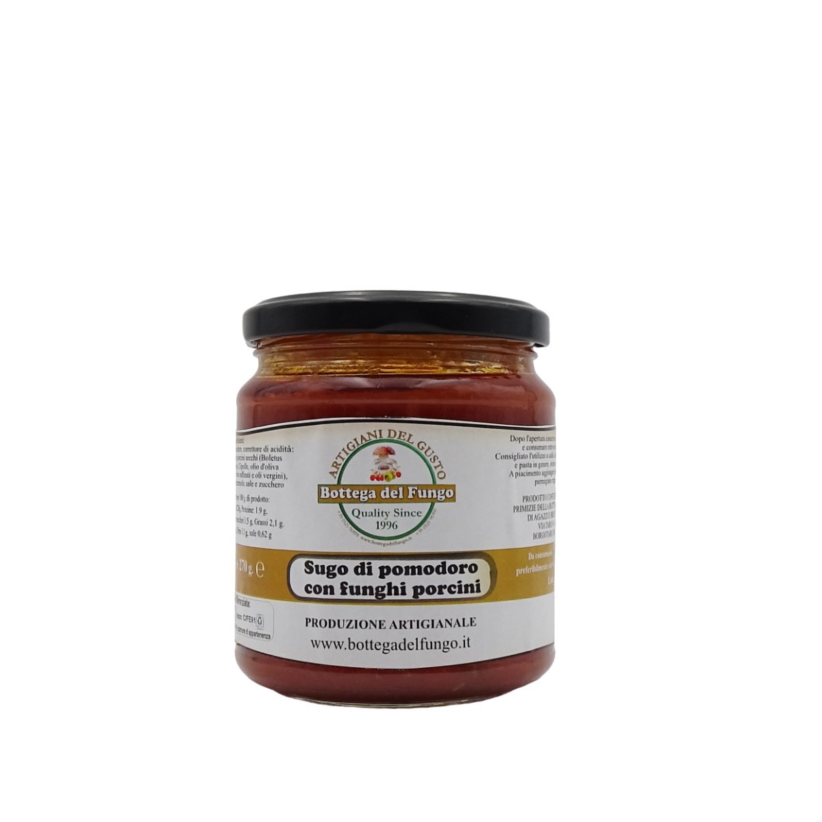 Tomato sauce with Porcini mushrooms 270g