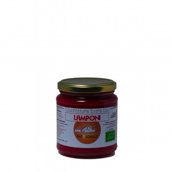 Organic extra jam of raspberries 340g